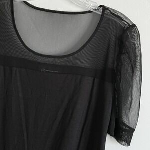 INC Whimsigoth Fairy Sheer Sleeves‎ Blouse Top Woman Large Party Cocktails